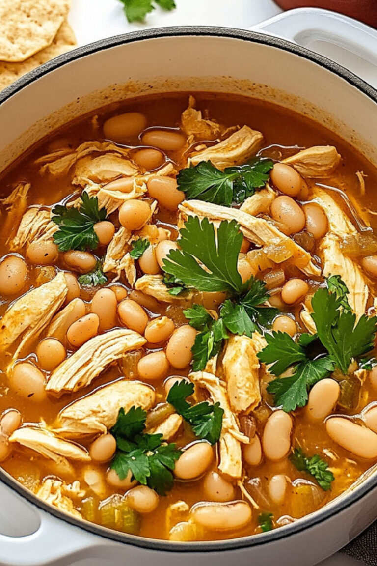 Easy White Bean Chicken Chili Recipe