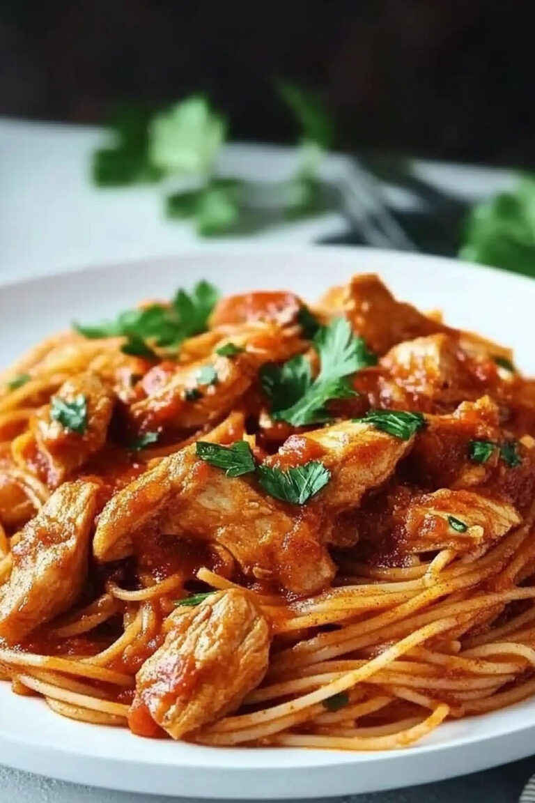 Spicy Chicken Spaghetti