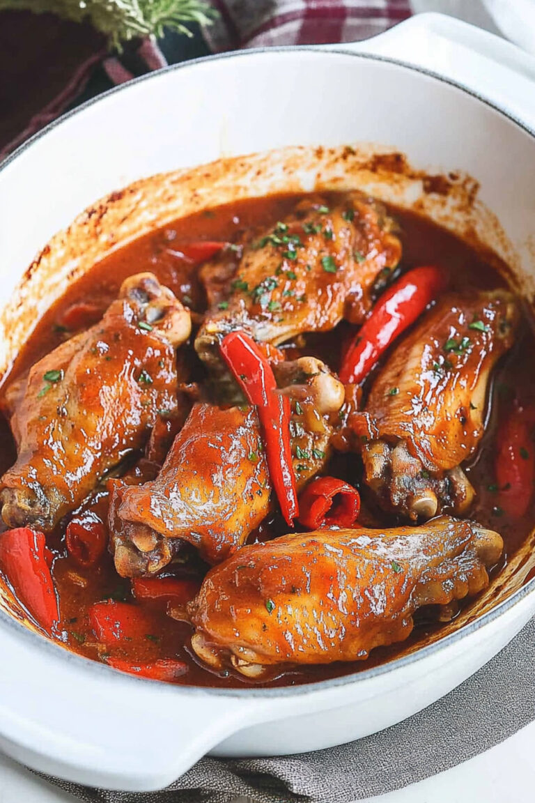 Easy Smothered Turkey Wings